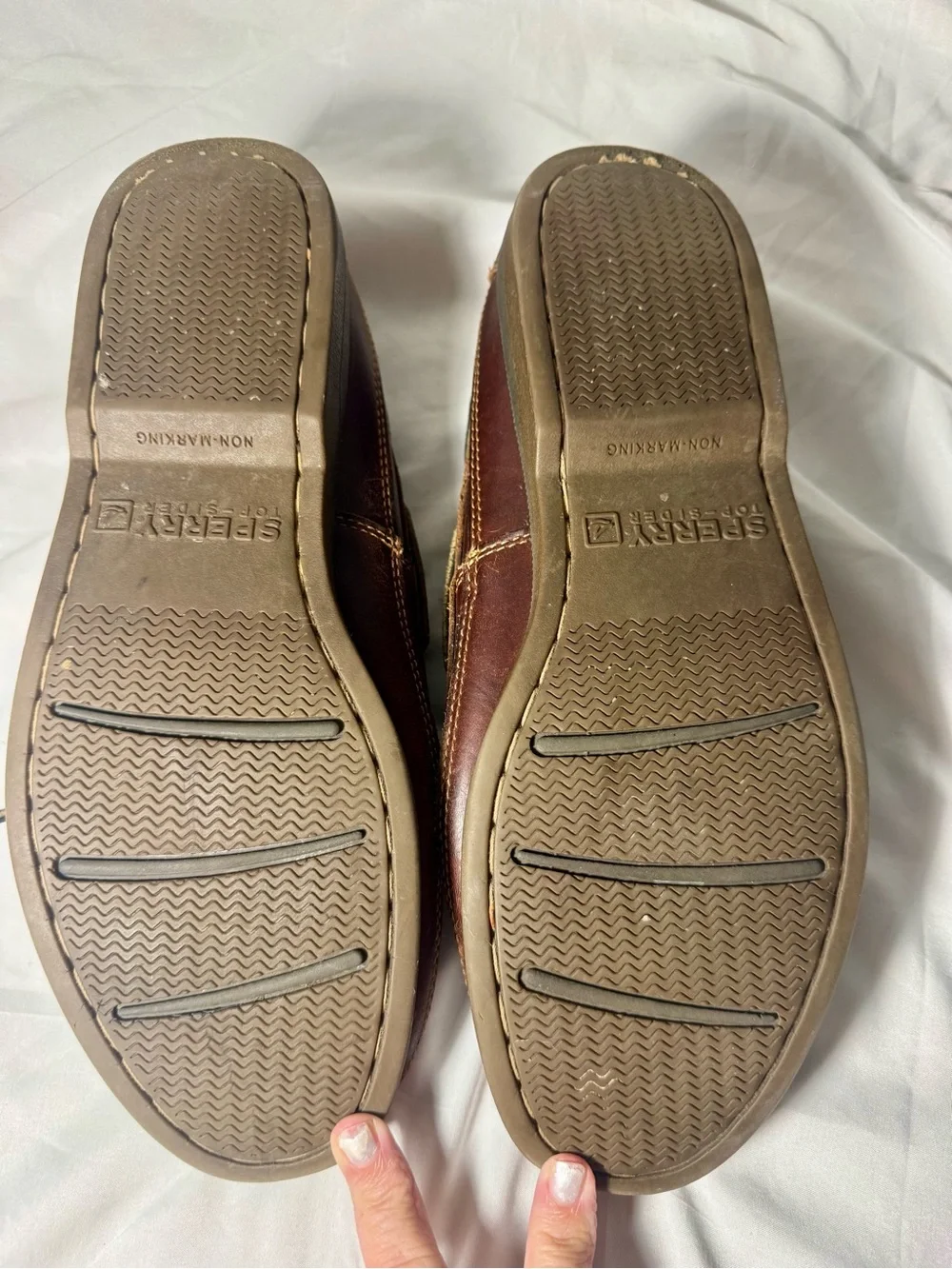 Classic Brown Leather Boat Shoes - Sperry 12 m Brown Lace up